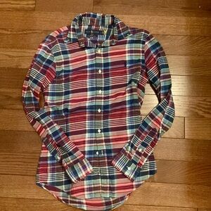 Ralph Lauren Multicolor Plaid Flannel Shirt